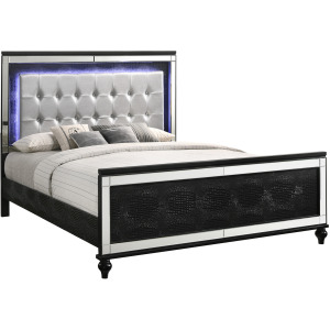 Valentino Footboard & Slats Black - King/California King