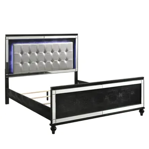 Valentino 6/6-6/0 K Footboard & Slats-Black