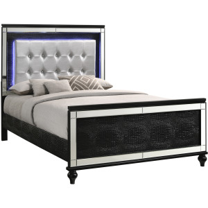 Valentino Headboard Black - Full