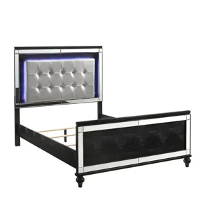 Valentino 4/6 F Headboard - Black