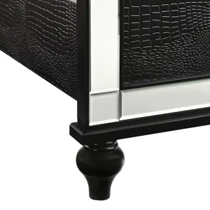 Valentino 3/3-4/6 T/F Side Rails - Black