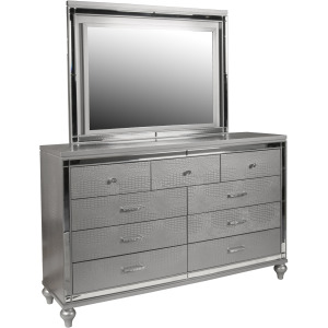Valentino Lighted Mirror Silver