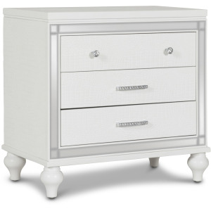 Valentino Nightstand White