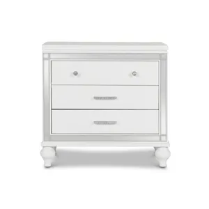 Valentino Nightstand-White