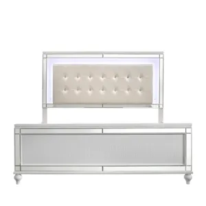 Valentino 6/6-6/0 K Footboard & Slats-White