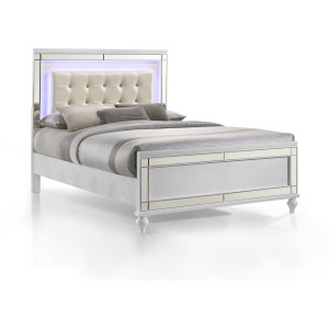 Valentino Footboard & Slats White - Full