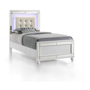 Valentino Headboard White - Twin