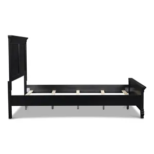 Tamarack 5/0 Queen Headboard,  Footboard & Slats- Black