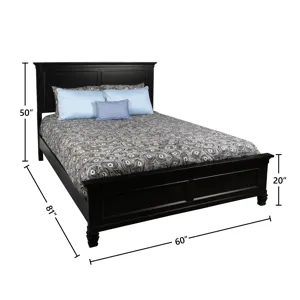 Tamarack 3/3-4/6 T/F Side Rails- Black