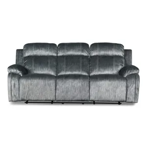 Tango Dual Recliner Sofa W/Power Footrest-Shadow