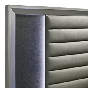 Nocturne Platform Siderails & Slats-Slate - California King