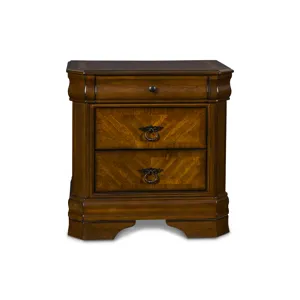 Sheridan Nightstand- Burnished Cherry