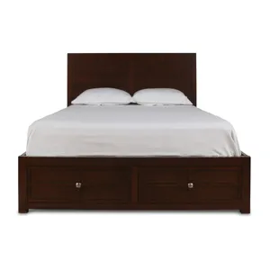 Kensington 5/0 Q Stg Headboard- Burnished Cherry