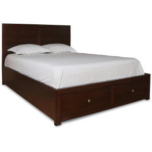 Kensington Storage Rails Burnished Cherry - Queen/King