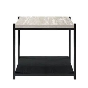 Linea 3 PC Occasional Set 1 Coffee & 2 End Tables-Lt Gray F