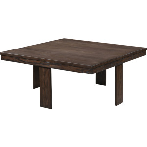 Paxton Occasional Paxton 5 PC Storage Coffee Table W 4 Tuck-In Ottomans-Dk Bro