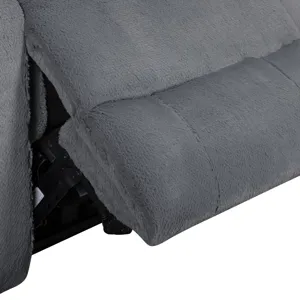 Teddy Recliner W/Power Headrest & Footrest-Gray