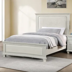Silver Sands Panel Footboard & Slats-Gray - Full