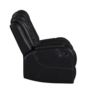Orion II LAF Sofa W/Dual Recliner-Black