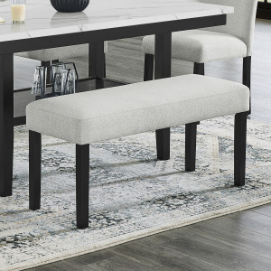 Celeste Dining Bench-Stone