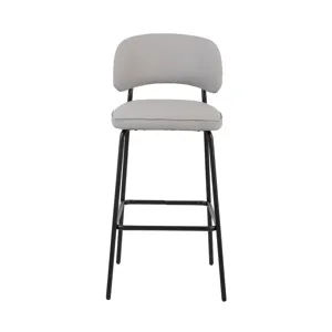 Blythe Ivory Vegan Leather Bar Chair(2 Per Carton)