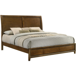 Ballard Headboard, Footboard & Slat Kit-Walnut - King/California King