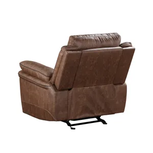 Ryland Glider Recliner W/Power Footrest Brown
