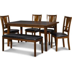 Dixon Std Dining 6 PC Set Dk Espresso