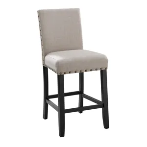 Crispin Natural Beige Counter Chair- (2/Ctn)