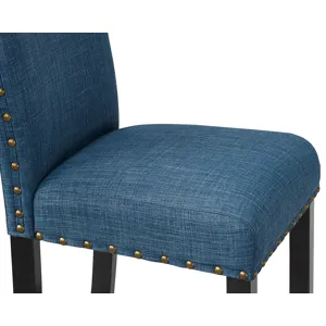 Crispin Marine Blue Dining Chair- (2/Ctn)