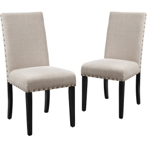 Crispin Natural Beige Dining Chair (2/Ctn)