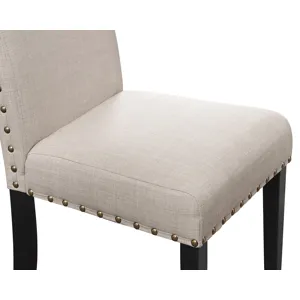 Crispin Natural Beige Dining Chair- (2/Ctn)