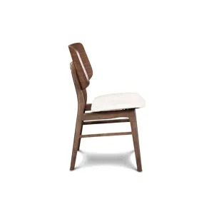 Oscar Wood Back Chair - Walnut, 2 Pc Per Carton