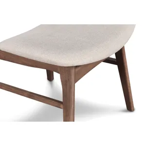 Oscar Wood Back Chair - Walnut, 2 Pc Per Carton