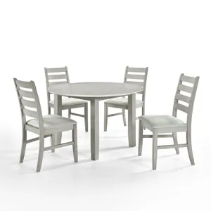 Pascal 47" Round Dining Table-Driftwood