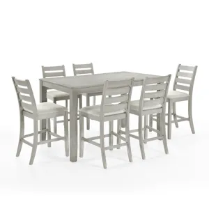 Pascal Counter Dining Table-Driftwood
