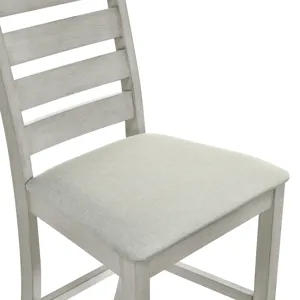 Pascal  Ladderback Counter Chair (2 Per Carton)-Driftwood