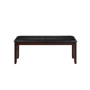 Gia 46" Bench-Ebony