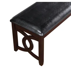 Gia 46" Bench-Ebony