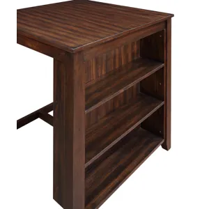 Gia 30" Counter Table W/2 Chairs & Stg Shelf-Cherry
