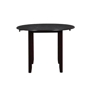 Gia 42" Dining  Drop Leaf Table W/2 Chairs-Ebony