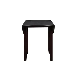 Gia 42" Dining  Drop Leaf Table W/2 Chairs-Ebony