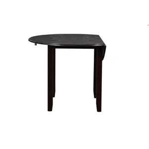 Gia 42" Dining  Drop Leaf Table W/2 Chairs-Ebony