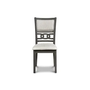 Gia 42" Dining  Drop Leaf Table W/2 Chairs-Gray