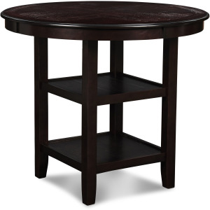 Gia Round Counter Dining 5 PC Set Ebony