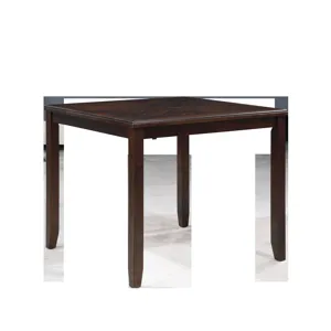Gia 5Pc 42" Square Counter Table & 4 Chairs-Cherry