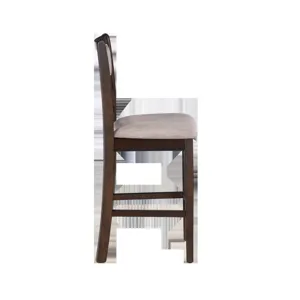 Gia 5Pc 42" Square Counter Table & 4 Chairs-Cherry