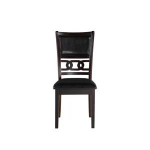 Gia 5Pc 48" Rect. Dining Table & 4 Chairs-Ebony