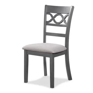 Cori Round Dining 5 Pc Set-Gray