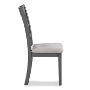 Cori Round Dining 5 Pc Set-Gray